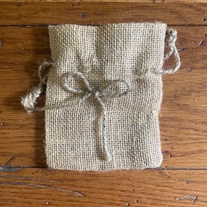 Mini Drawstring Burlap Goody Bags